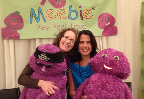 Ginny and Meebie at a conference